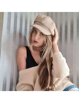 Women's winter newsboy hat